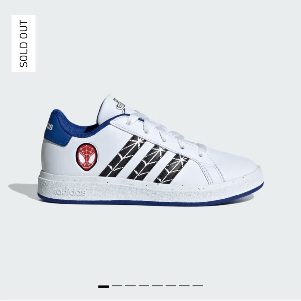 Adidas Marvel’s Spider-man Grand Court Sneakers NWT!
